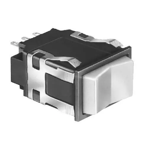 Honeywell Rocker Switch Non-Illuminated Quick Connect Termination 100 mA Rocker Actuator, AML24EBA2BA04
