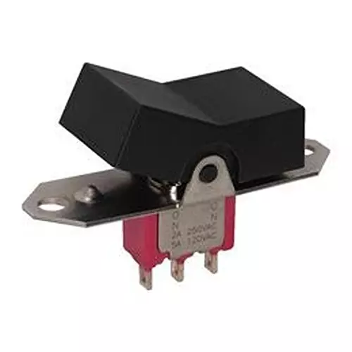 C&K COMPONENTS Rocker Sw, Spdt, 5A, 120Vac, Tht, 7101J61Zqe22