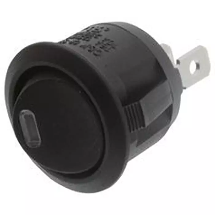 C&K COMPONENTS Rocker Switch, Spst, 16A/125V, Illum Red, Cr102J5Rs215Qf6