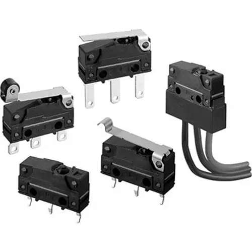 Omron Sealed Ultra-Small Basic Switch 100 mohm or more (with DC500 V insulation resistance meter), D2SW-P01M