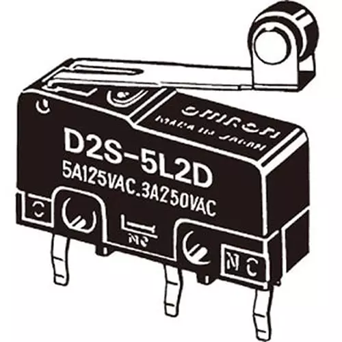 Omron Subminiature Basic Switch 100 mohm or more (with DC500 V insulation resistance meter), D2S-10L2