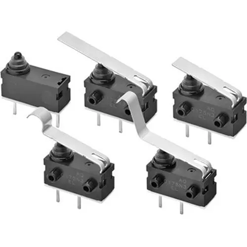 Omron Ultra-Small Basic Switch DC 12 V Rated Voltage, D2AW-EL053D