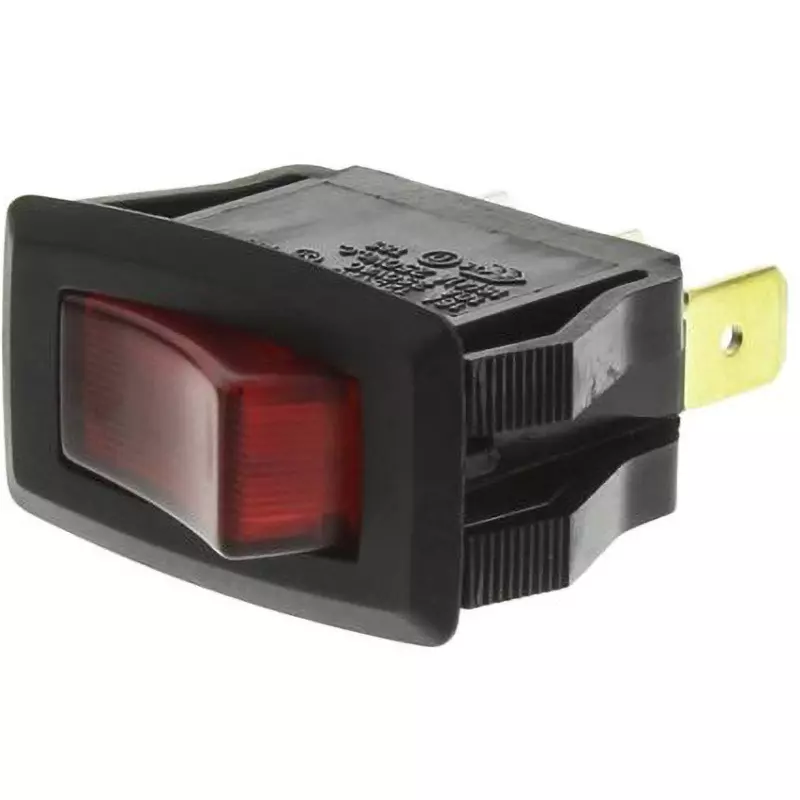 RS PRO Rocker Switch AC 125, AC 250 V Rated Voltage Rectangle Actuator, 419-766