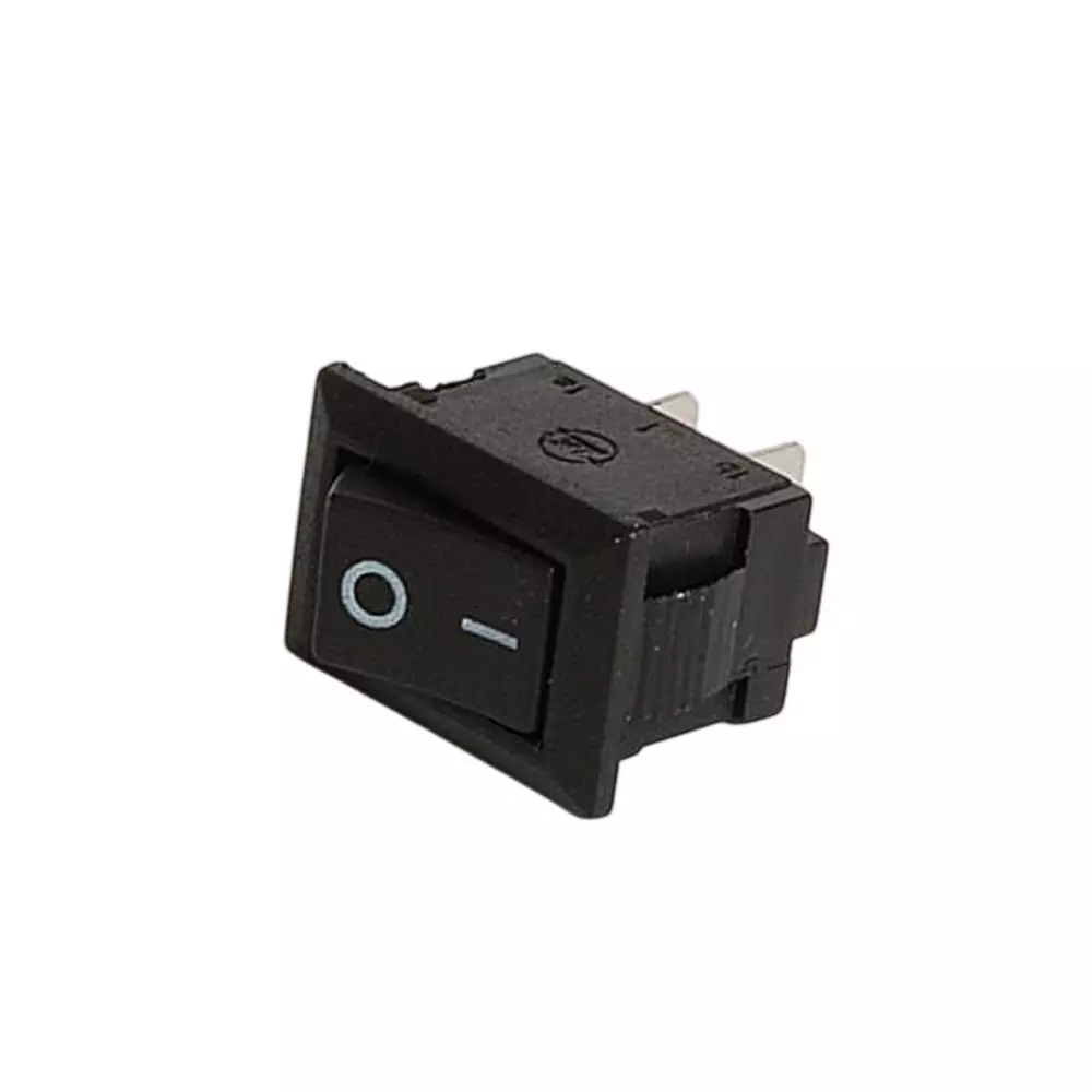 GB Ultra-Small Wave Switch AC250V-3 A Rating Rocker Operation Mechanism Single pole single throw No., KCD11-A-101011BB