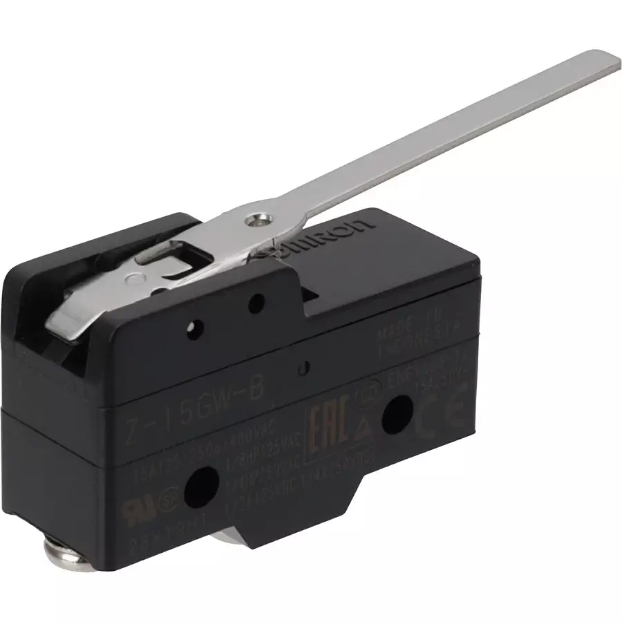 Omron Basic Switch General Purpose Z Standard Hinge Lever Type, Z-15GW-B