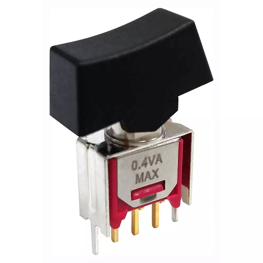 MULTICOMP PRO Rocker Switches ROCKER SWITCH, SPDT, 20V, BLACK, MP-R3-2B-B-SB5-G-13.