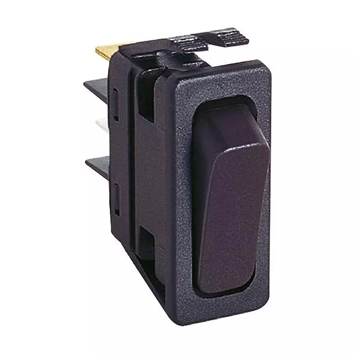 ARCOLECTRIC (BULGIN LIMITED) ROCKER SW, SPST-NO, 20A, 277VAC, PANEL, C6000ALBB-1229W
