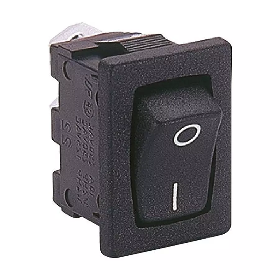 ARCOLECTRIC (BULGIN LIMITED) ROCKER SW, SPST, 16A, 250VAC, PANEL, H8600VBBBEN577