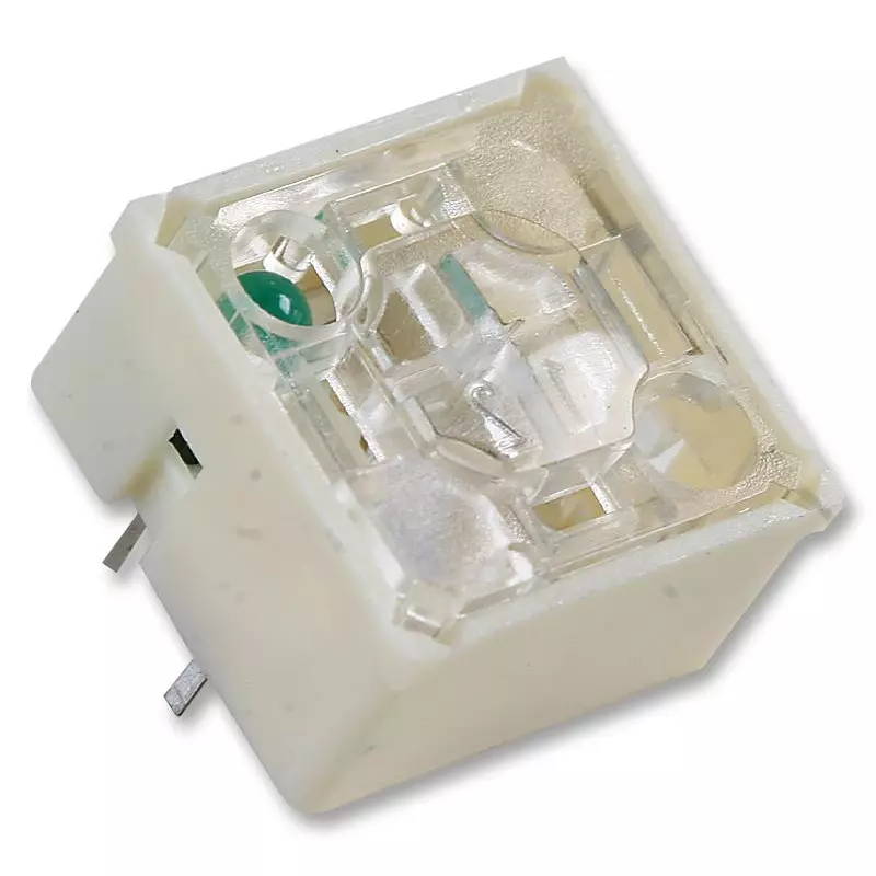 RAFI Switch, Key, Spot Illuminated, Green, 3.14.100.032/0000