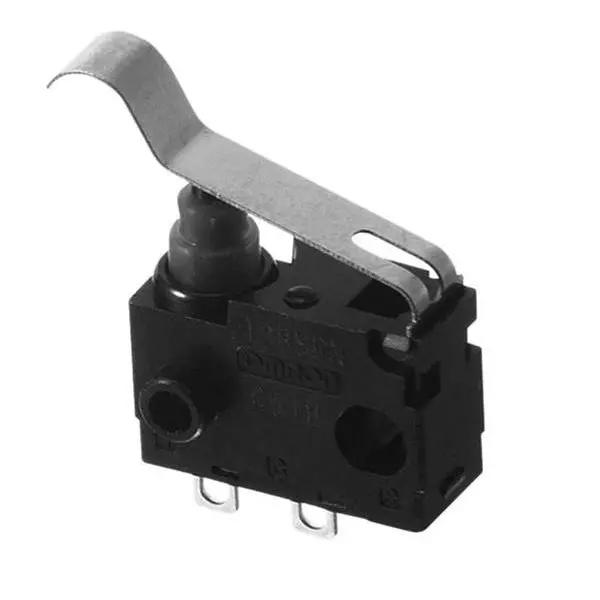 OMRON ELECTRONIC COMPONENTS Chassis Mount Basic Switch SPST-NO Wire Lead Termination 100 mA, D2QW-C073M