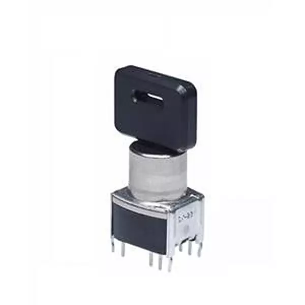 NKK SWITCHES Keylock Switch Non-Illuminated Pin Termination DPDT 2 Position, SK22BG13