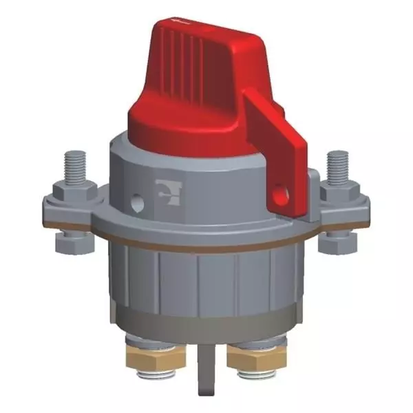 CARLING TECHNOLOGIES Battery Disconnect Switch Stud Termination 300 Amp SPST, BDB14-RA