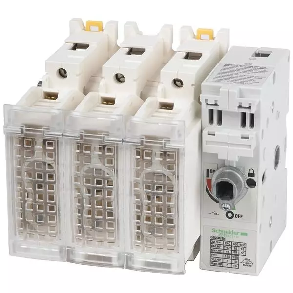 Schneider Electric Switchor Fuse Disconnect Switch Lug Termination 60 Amp 3P3T, GS2GU3N