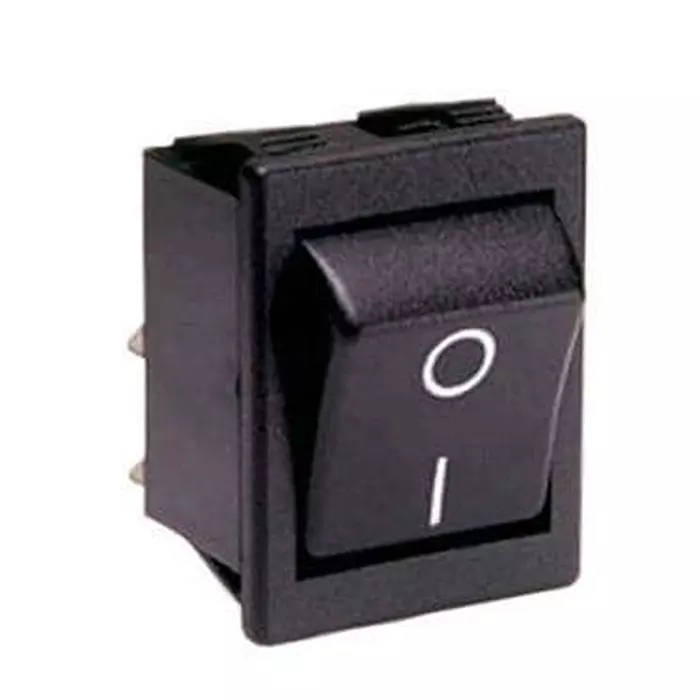 BULGIN LIMITED Standard Rocker Switch Non-Illuminated Quick Connect Termination 16 Amp Rocker Actuator, C1550ABAAD