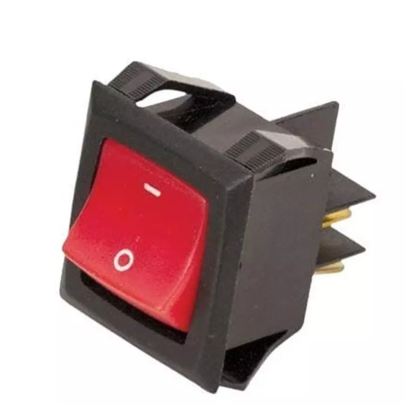 CARLING TECHNOLOGIES Super Curvette Rocker Switch Quick Connect Termination 15 & 20 Amp, LRGSCK611-C-G-B-A/125N