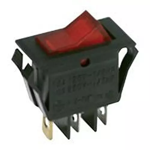 C&K COMPONENTS Rocker Sw, Spst, 16A, 125Vac, Panel, Cl102J72S205Qa