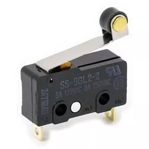 Omron Ultra Compact Basic Switch Hinge / Roller / Lever Type Actuator, AC 125