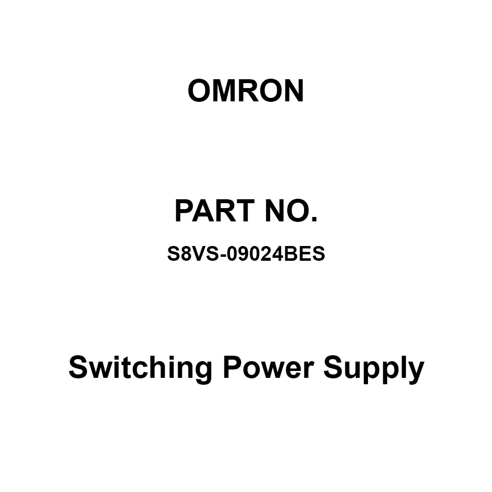 Omron Switching Power Supply with Display Monitor+No Ram Output+Total Operating Time, S8VS-09024BES