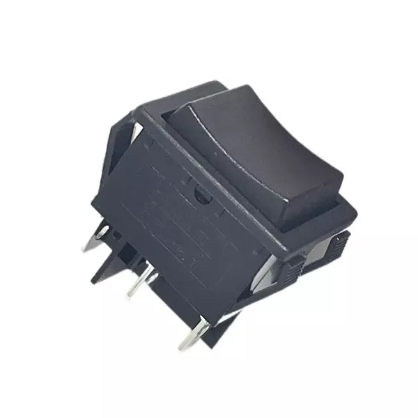 RS PRO Rocker Switch On-Off-On DPDT Black Actuator 16 Amp Contact Rating 250 V AC 500 V DC, 180372