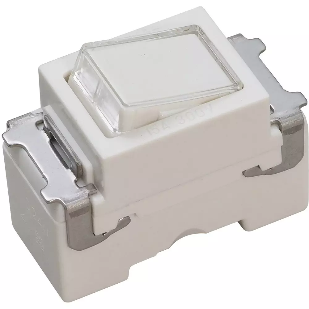 Meikosha Display Switch 300 V Rated Voltage 15 Amp Current, ML1114W-N
