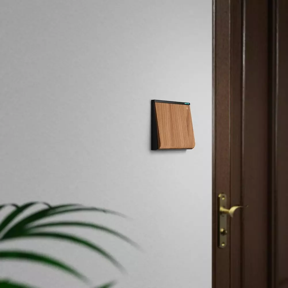 Anchor Obel Bell Push Switch Pine Forest With Indicator Oyster 6 A Current Rating 2 Module for Industrial and Home Use, 8424