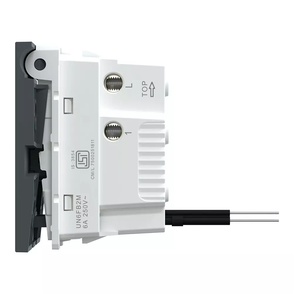 schneider-electric-unica-pure-series-bell-press-switch-with-indicator-volcanic-grey-2-modules-240-v-ac-operational-voltage-and-6-a-rated-current-un6fb2m_gy
