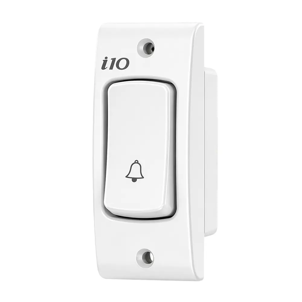 AP i10 Urea Series P-2 Bell Push Switch Polycarbonate 6 A White, i107 (Pack of 20 Pcs)