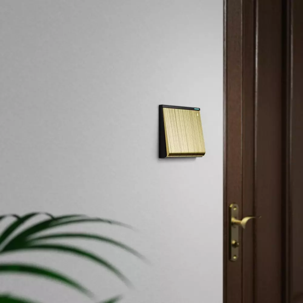 Anchor Obel Bell Push Switch Princess Crown With Indicator Oyster 6 A Current Rating 2 Module for Industrial and Home Use, 8425