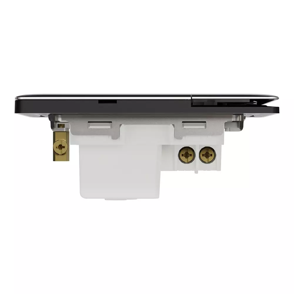 schneider-electric-unica-x-series-bell-press-switch-with-dnd-and-pcu-indicator-jet-black-color-10-a-current-and-ip20-rating-nux31bpdm_jb