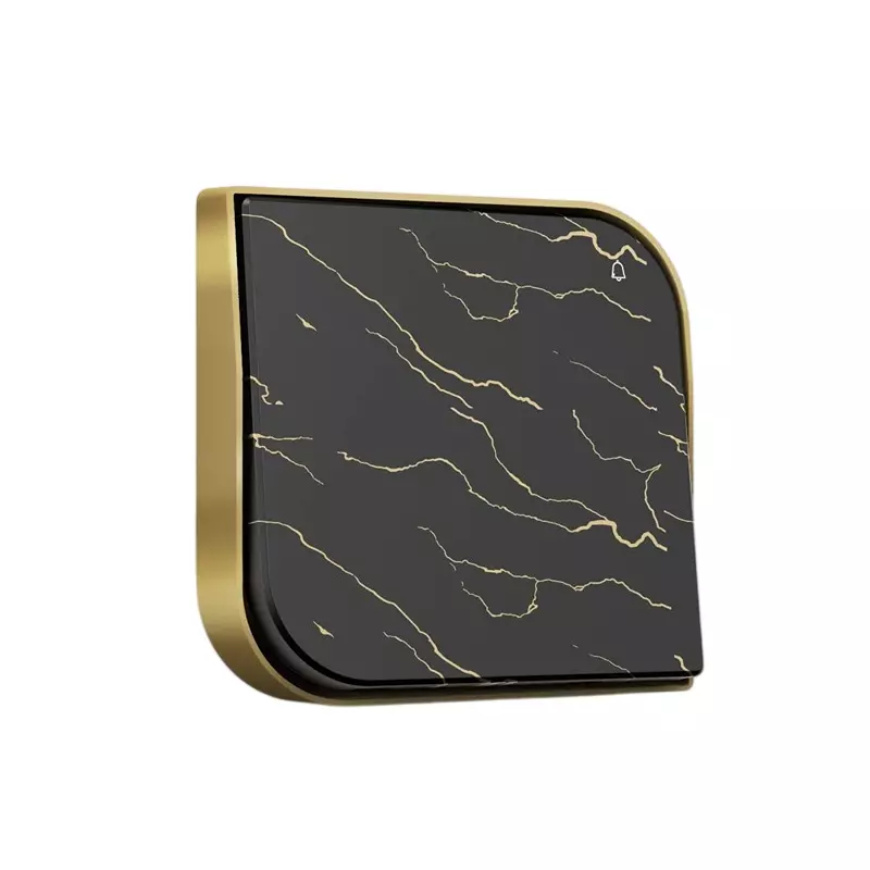 Anchor Obel Bell Push Switch Royale Marble Without Indicator Leaf 6 A Current Rating 2 Module for Industrial and Home Use, 8422