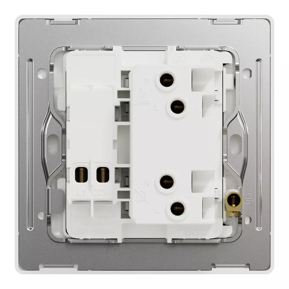 schneider-electric-unica-x-series-bell-press-switch-with-dnd-and-pcu-indicator-stainless-steel-color-10-a-current-and-ip20-rating-nux31bpdm_ss