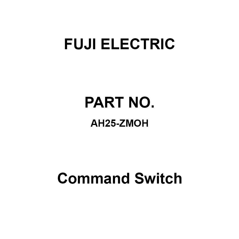 Fuji Electric Command Switch Orange Light Colour, AH25-ZMOH