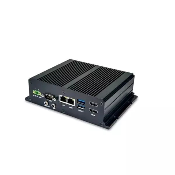 VIA Industrial Box PC Wall / VESA Moutn DDR4 Atom Quad Core, AMOS-3007-1Q15A0