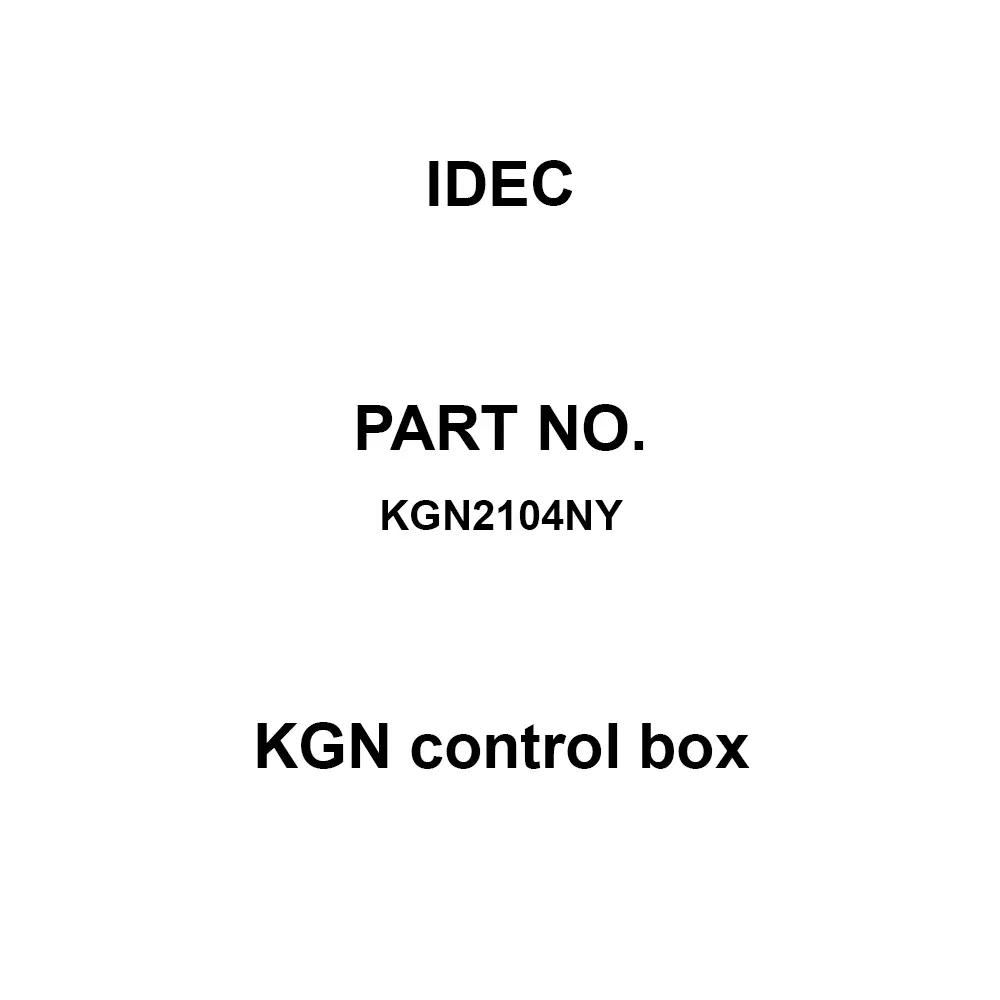IDEC KGN control box Wall Hanging Type 2 Points Steel Plate, KGN2104NY