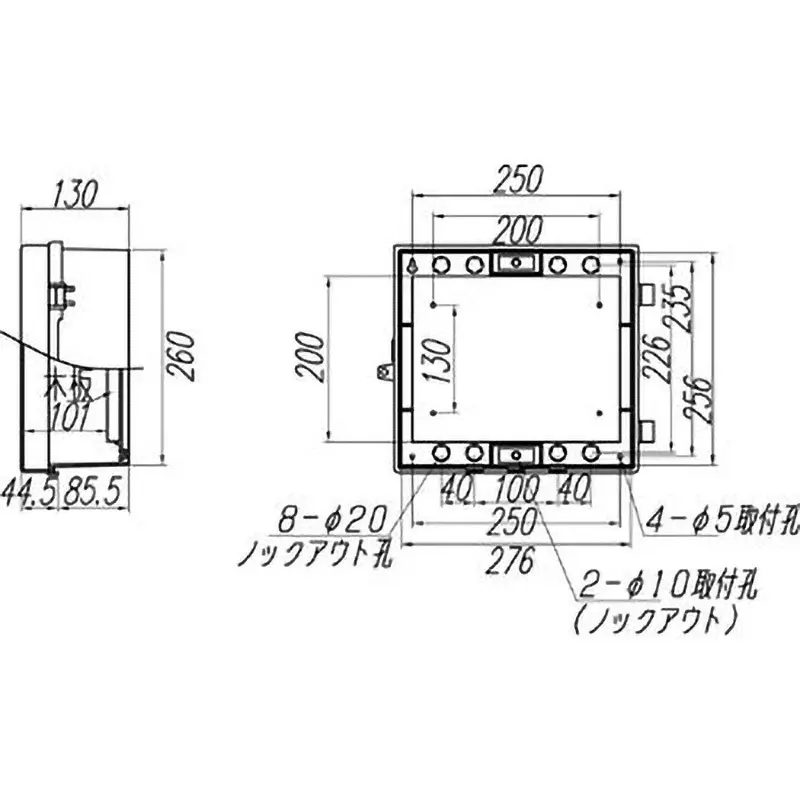 naigai-energering-plastic-box-one-sided-200x250-mm-circuit-board-dimension-pnb283013yc