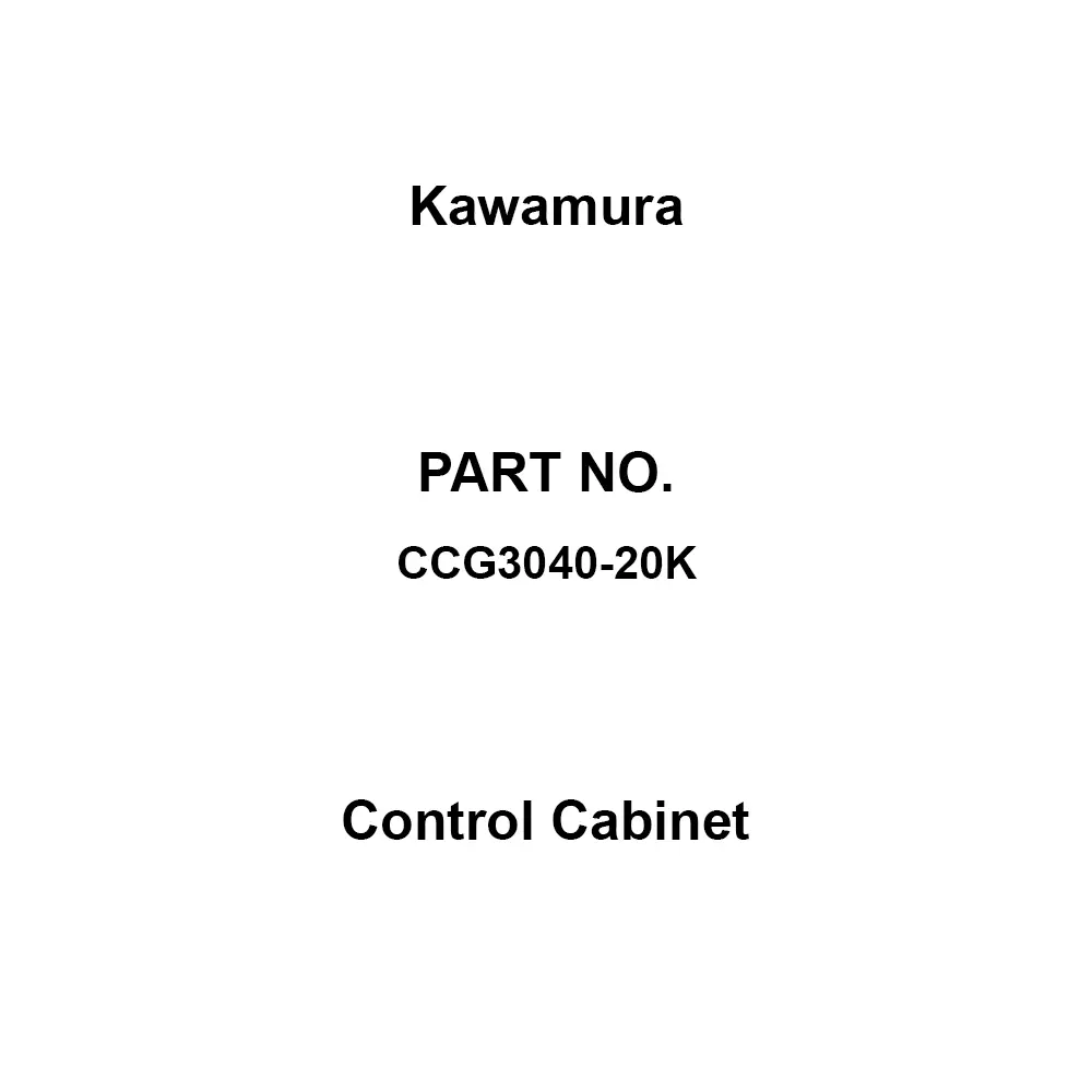 Kawamura Control Cabinet One Door 270x350 mm Circuit Board Dimension, CCG3040-20K