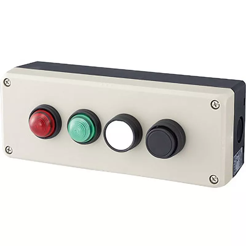 IDEC Fb Type Resin Control Box 4-Point Type for HW / TW / XW Series Control Unit, FB3W-413Z-A04006