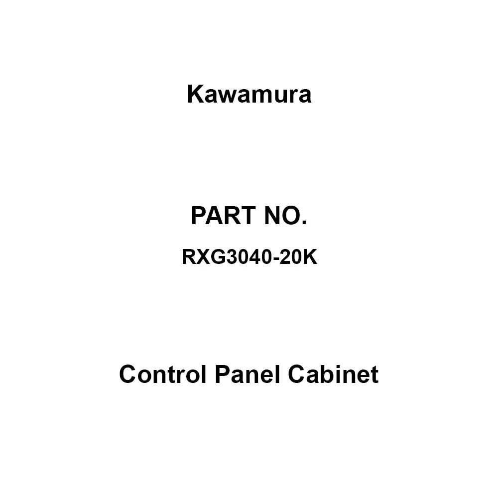 Kawamura Control Panel Cabinet One Door 220x320 mm Circuit Board Dimension, RXG3040-20K