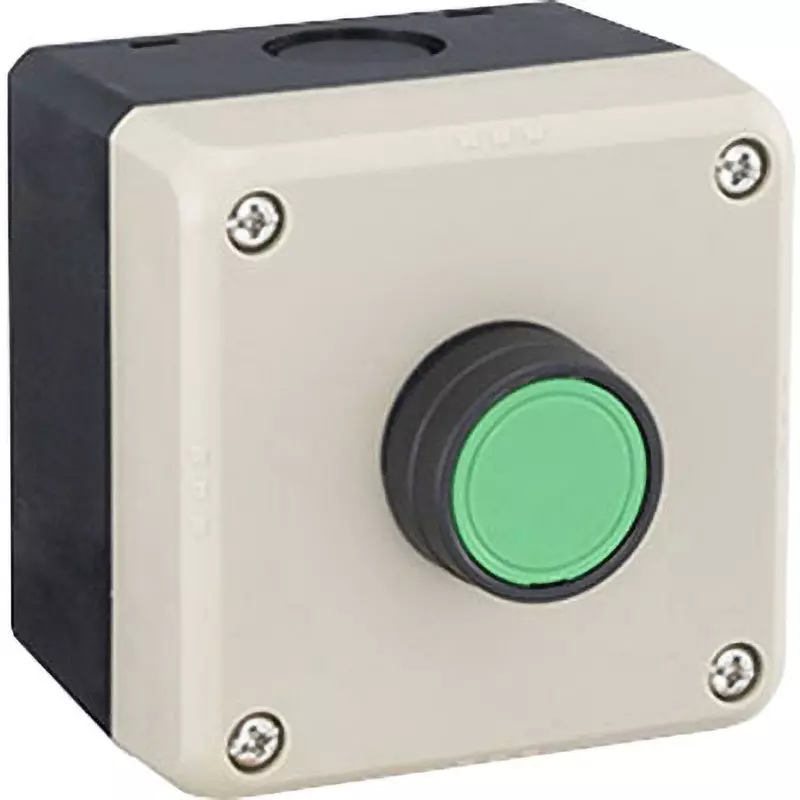 IDEC Fb Type Resin Control Box With Semi Emo Display Green (Unit), Fb1W-Hw1B-M111G-Z2