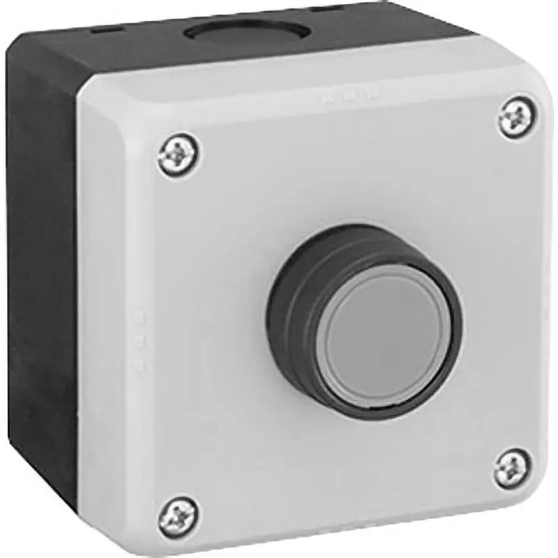 IDEC Fb Type Resin Control Box With Semi Emo Display Red (Unit), Fb1W-Hw1B-M211R-Z3