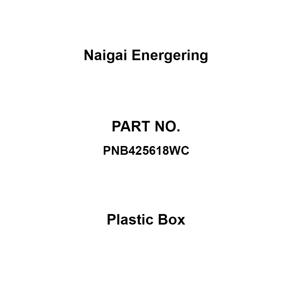 Naigai Energering Plastic Box One-Sided 319x459 mm Circuit Board Dimension, PNB425618WC