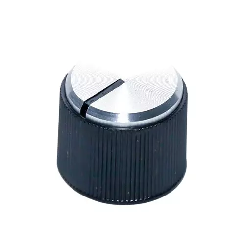 APEM Cylindrical Knob 6.35 mm Shaft Dia Phenolic, 410032B14
