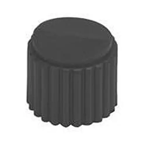 GRAYHILL Cylindrical Knob 6.35 mm Shaft Dia, 11K5014-KCNB