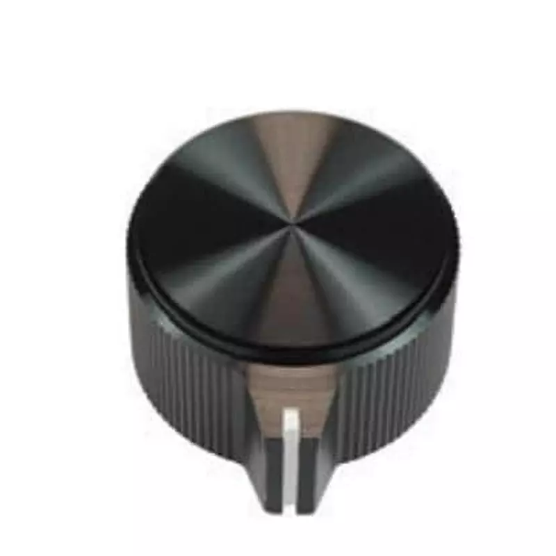 Vishay Control Knob 6.35 mm Shaft Dia Aluminum, ACCKMP2416NLS14