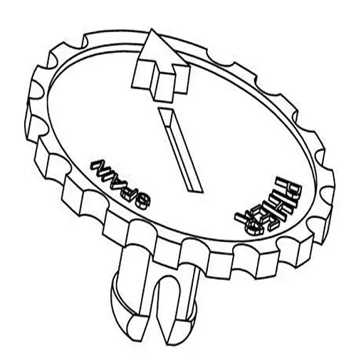 Piher PT15 Knobs Thumbwheel Black, JPEPL5371NE