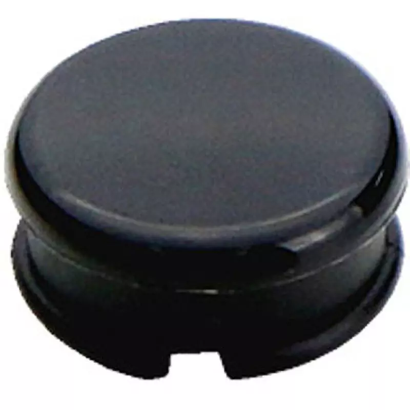 Settsu Classic Knob Polyamide 7.2x7.2 mm Black, LM040-1020-10 (Pack of 10)
