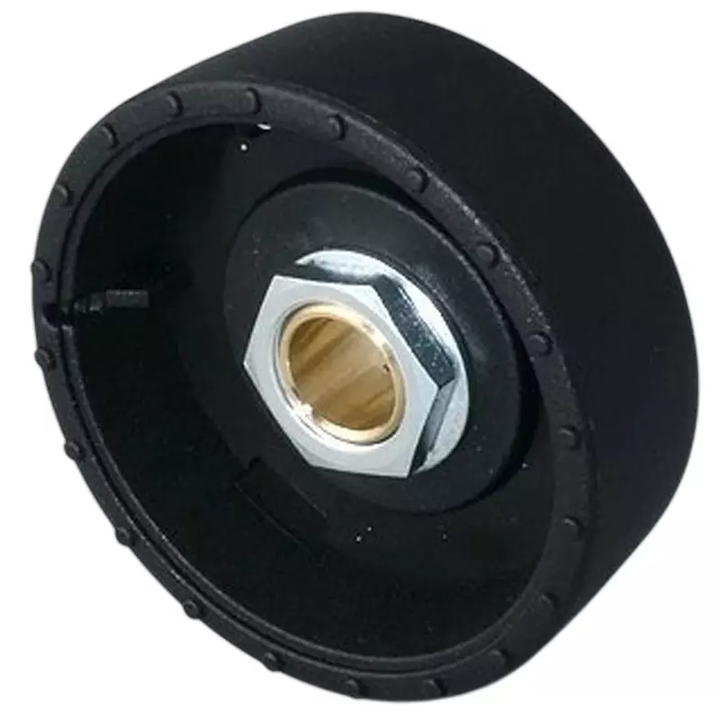 Settsu Knob Body Reinforced Polyamide Φ33 mm Diameter Black, OKV-8133069 (Pack of 10)