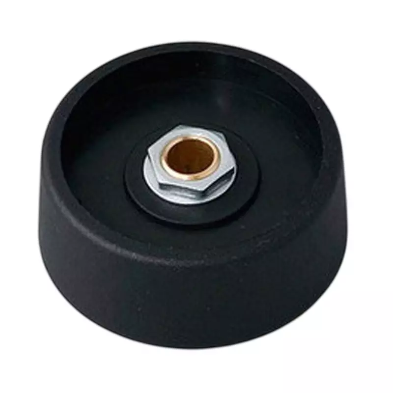 Settsu Knob Body Reinforced Polyamide Φ40 mm Diameter Black, OKS-3140069 (Pack of 10)