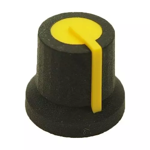 MULTICOMP PRO Knob Round with Indicator Line D Shaft 16.2 mm Diameter, MP170826BR