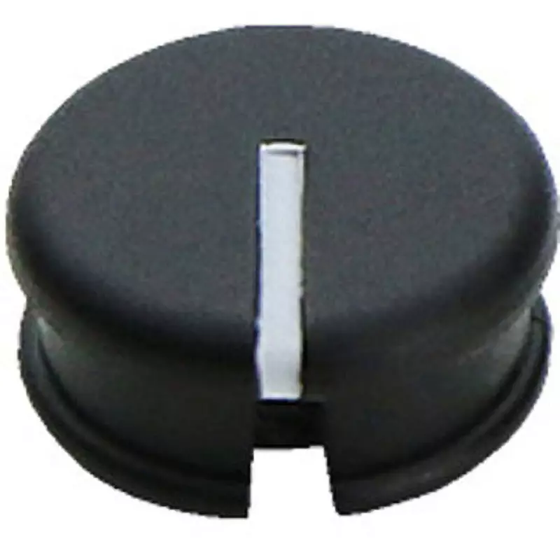 Settsu Classic Knob Polyamide 7.2x7.2 mm Black, LM040-1625-10 (Pack of 10)